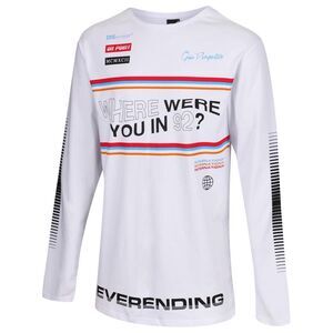 Corella Mens Racer Graphic T-Shirt, White, NWT